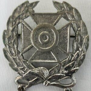 WORLD WAR II AIR FORCE MARKSMAN AERIAL GUNNER SILVER PIN